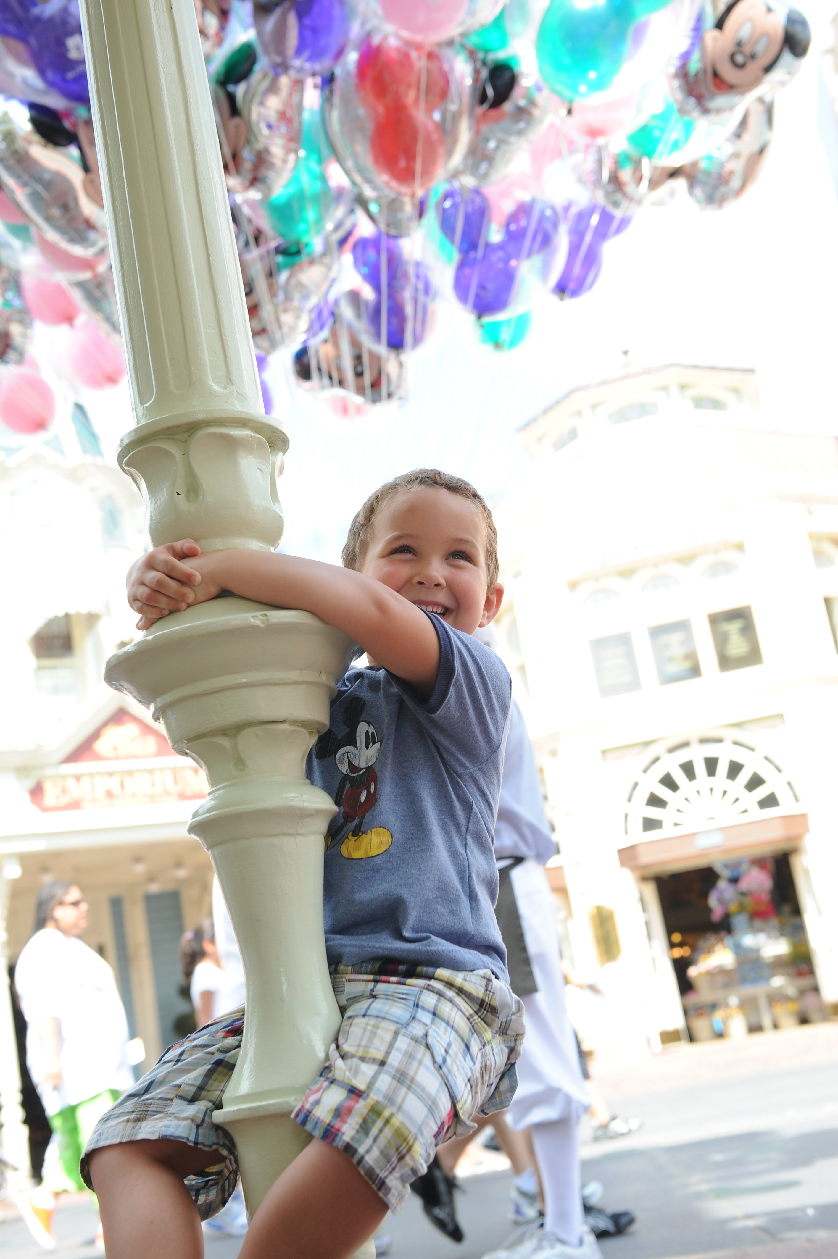 Young Guest On Main Street USA