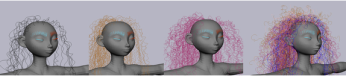 Merida hair simulation Brave