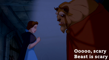Scary Beauty and the Beast Belle meets the Beast
