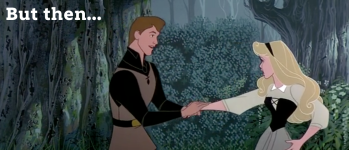 Princess Aurora and Prince Phillip Sleeping Beauty