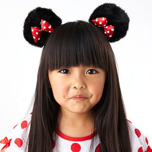 plush ears minnie mouse hairclips disney store